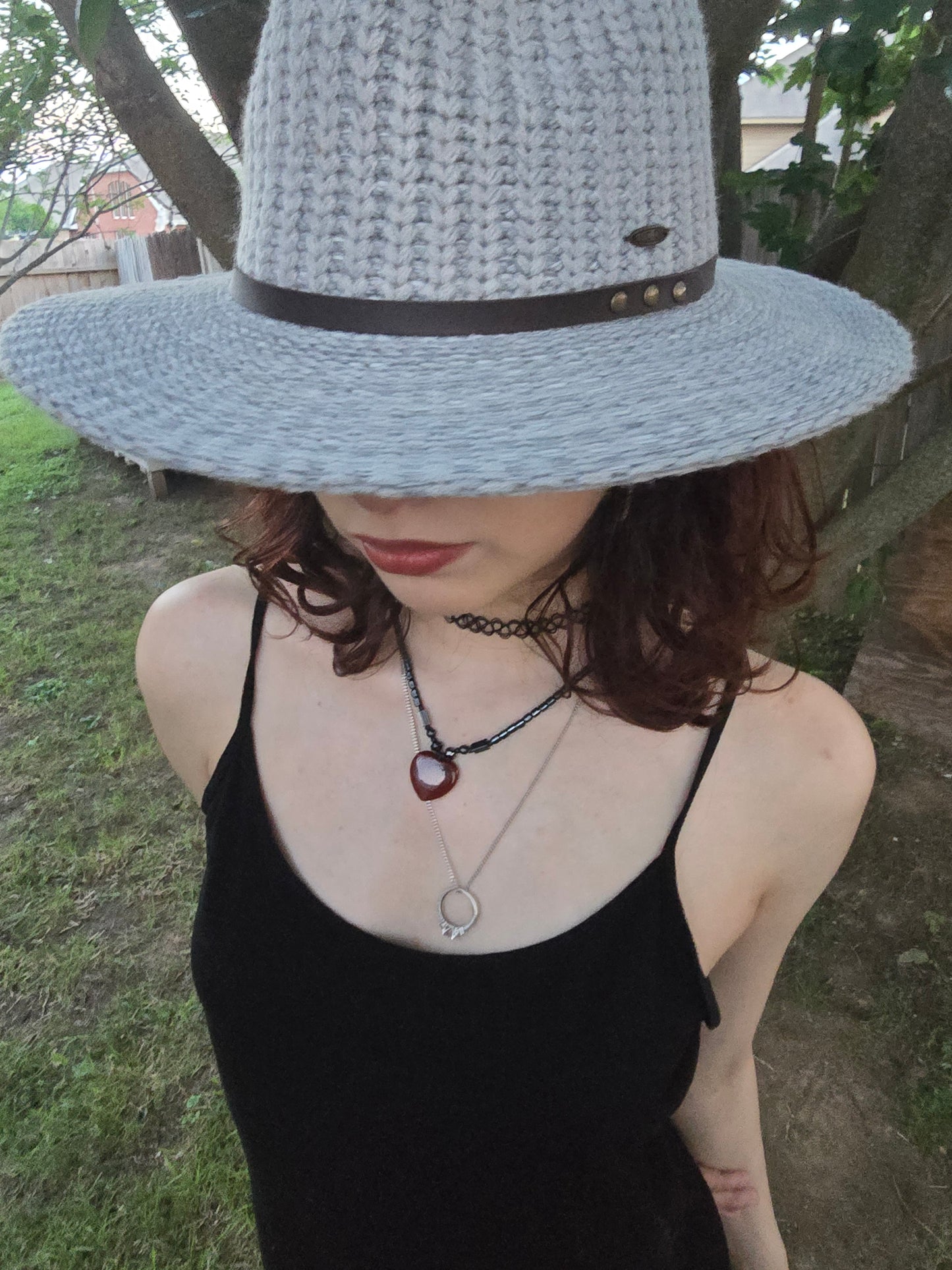 Gray Crochet Hat