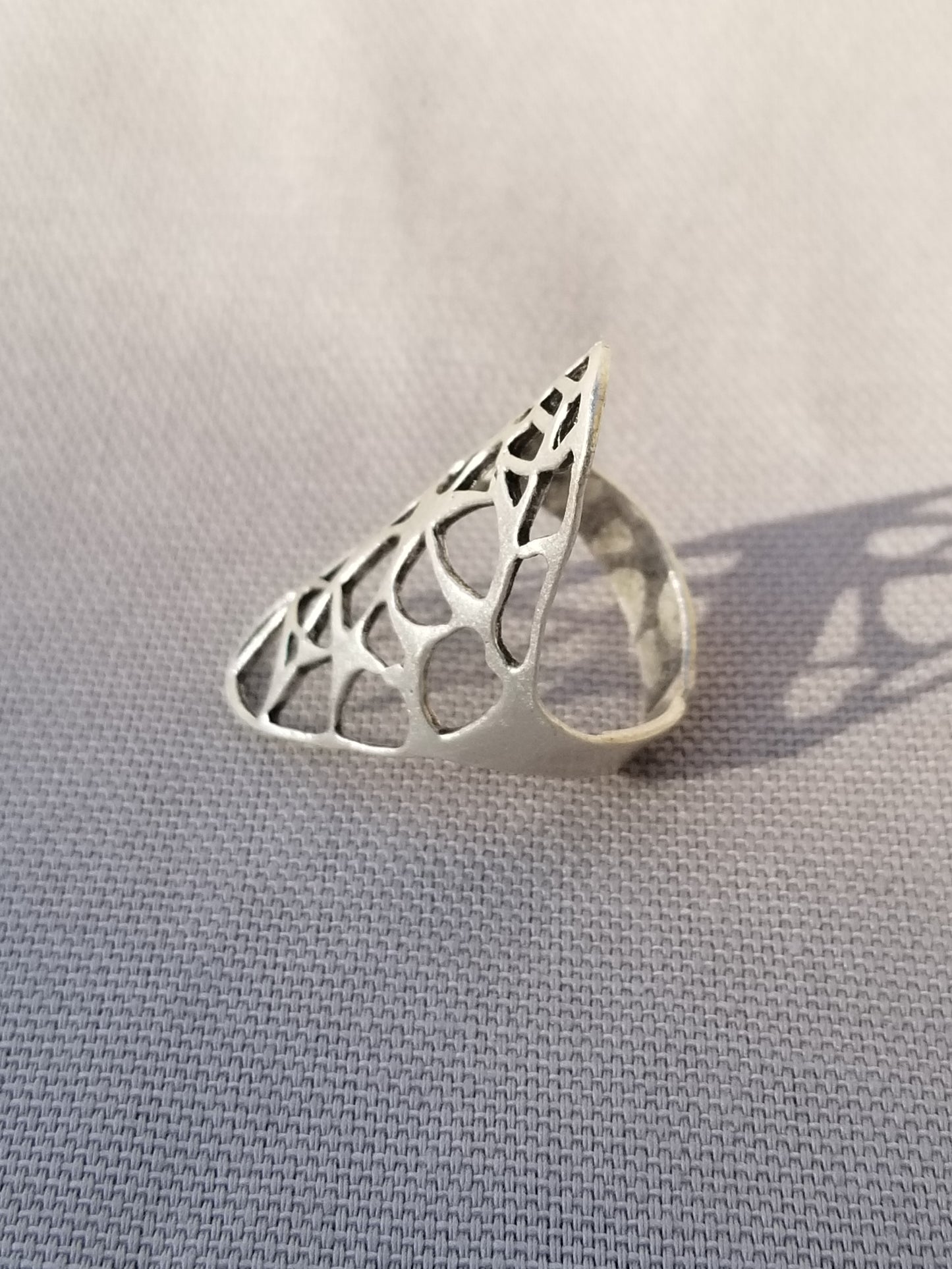 Pattern Silver Ring