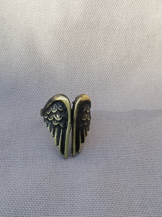 Angel Dirty Silver Ring