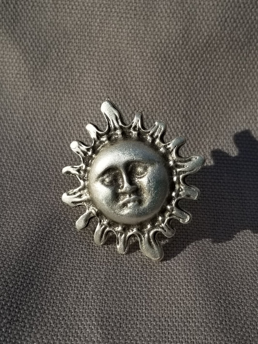 Beaming Sun Silver Ring