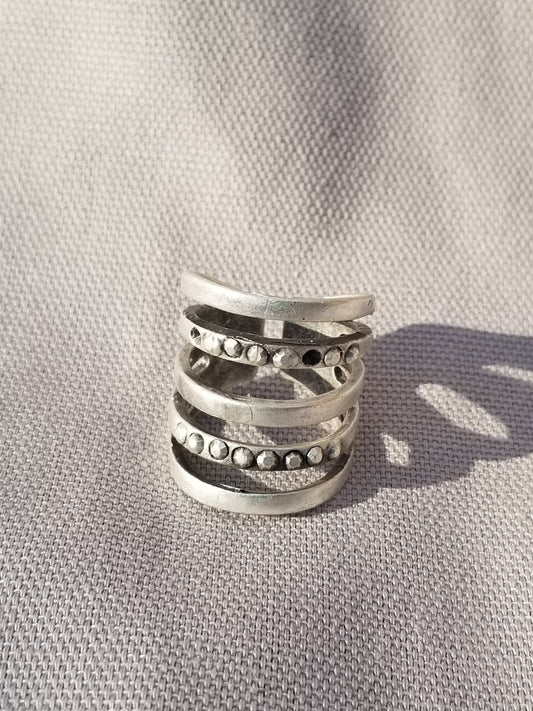 Spiral Silver Ring