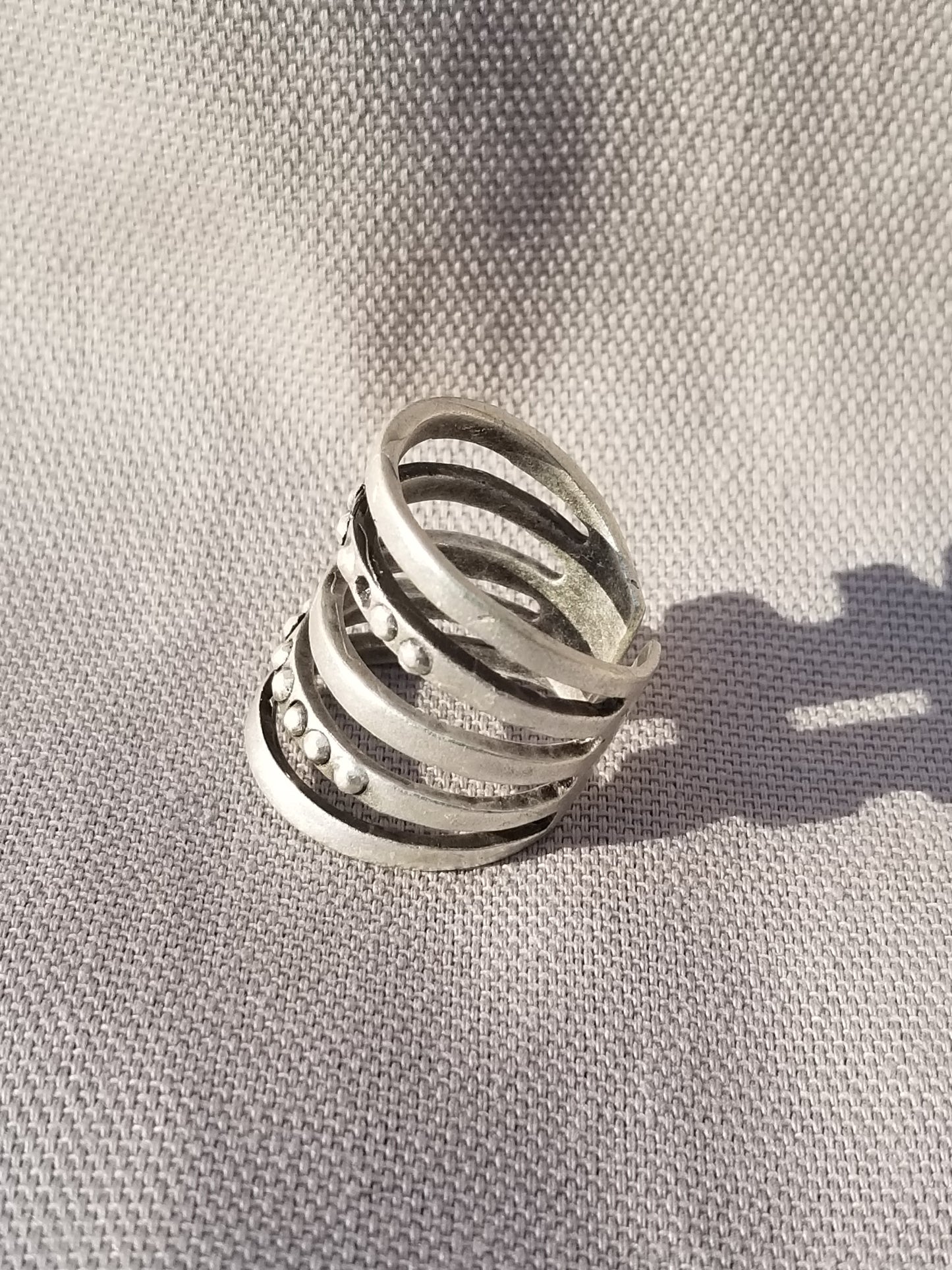 Spiral Silver Ring